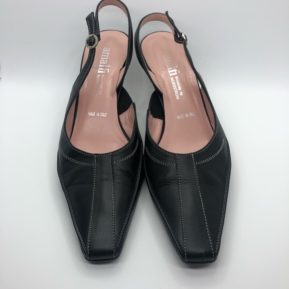 Amalfi Shoes - Amalfi for Nordstrom Slingback square Heels-6 B